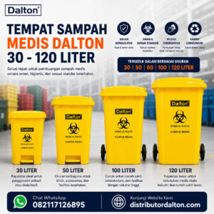 Tempat Sampah Medis Dalton untuk Rumah Sakit dan Klinik