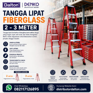 Tangga Lipat Fiberglass untuk Rumah Tangga dan Teknisi