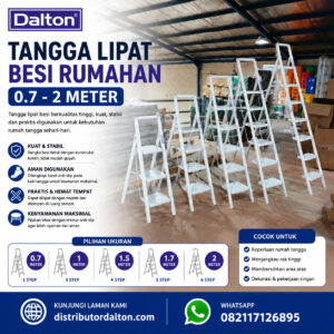 Tangga Steel Household Dalton untuk Kebutuhan Rumah Tangga