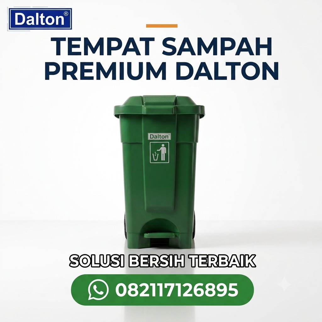 Tempat Sampah 70 Liter Dalton Pedal dan Roda Tempat Sampah 70 Liter Dalton Pedal dan Roda - Gambar 6