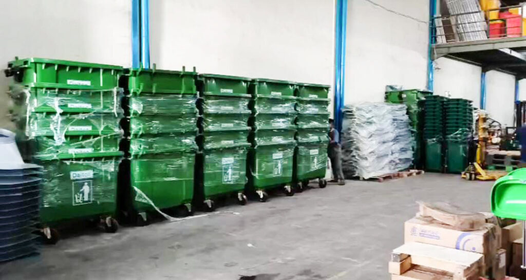 Jual tempat sampah 660 liter