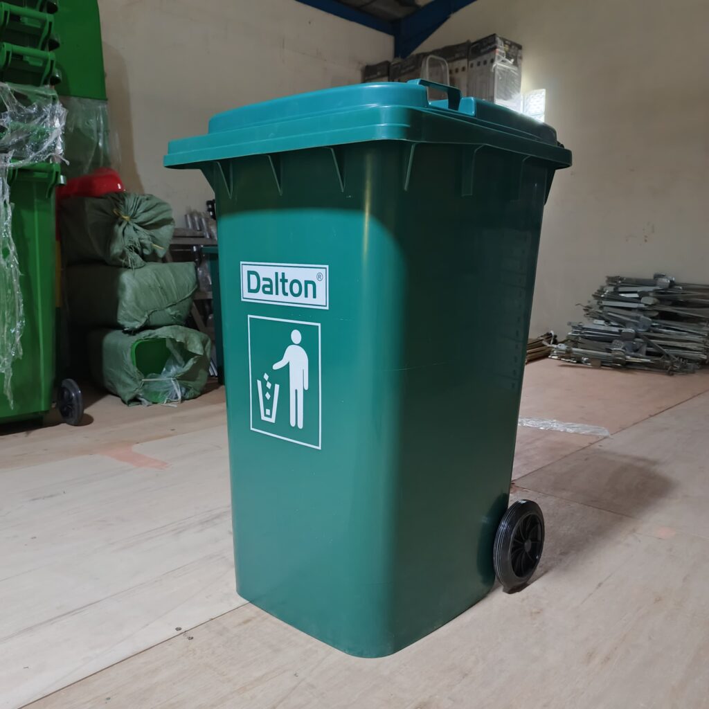 Tempat sampah dalton 240 hijau