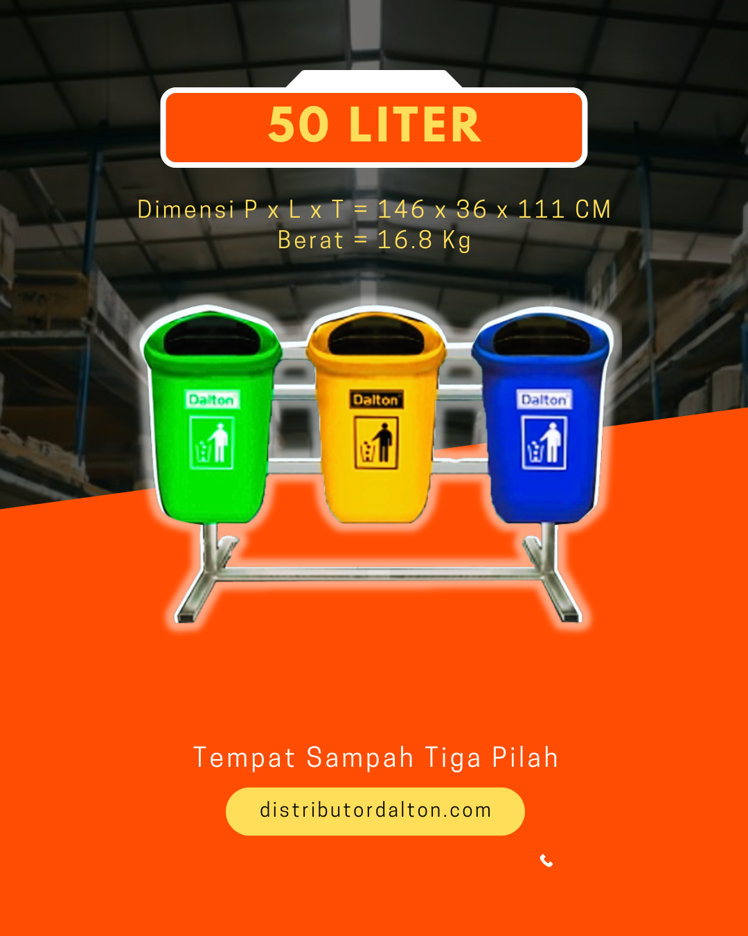 Teong sampah dalton Tiga Pilah