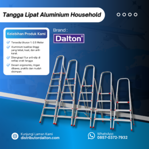 Tangga Aluminium Household Dalton untuk Kebutuhan Rumah Tangga