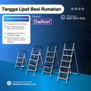 Tangga Steel Household Dalton untuk Kebutuhan Rumah Tangga