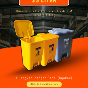 Tempat Sampah 25 Liter