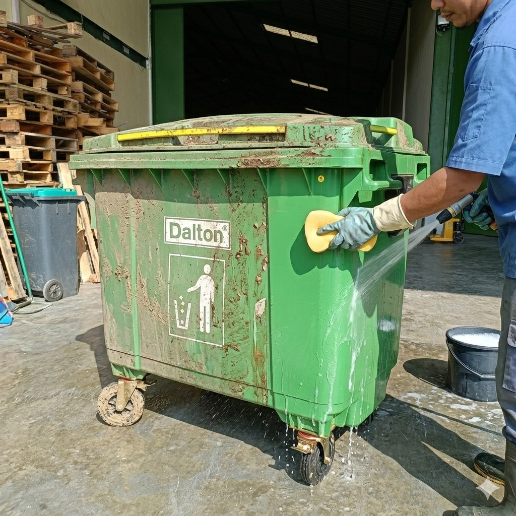 tempat sampah dalton mudah di bersihkan