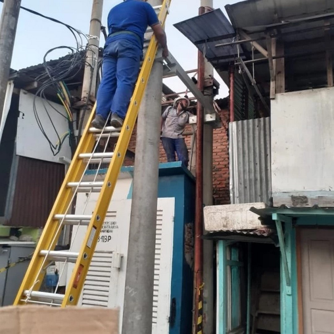 Fiberglass Extension Ladder 1